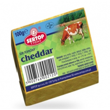 SERTOP τυράκι CHEDDAR 100g - SERTOP CHEDDAR cheese 100g